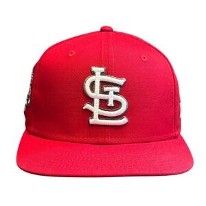 St. Louis Cardinals New Era‎ 59FIFTY Fitted Hat Cap 7 1/2 Red 125th Anniversary